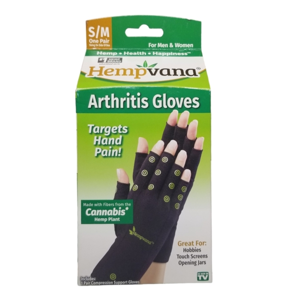 Hempvana Other Hempvana Hemp Fibers Arthiritis Black Compression